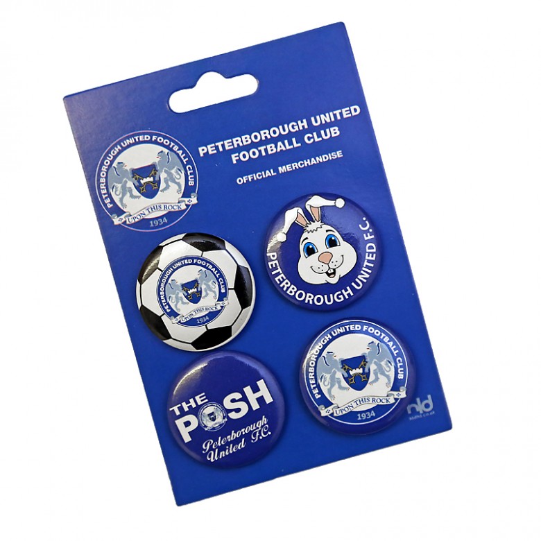 Button Badges 4 Pack