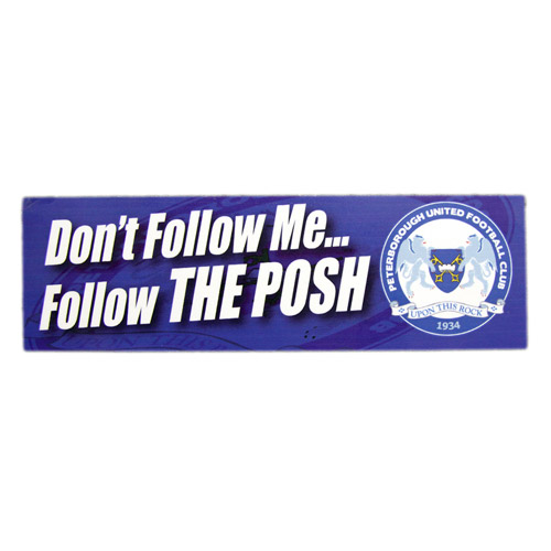 Follow Posh Car Sticker