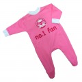 Pink Crest Babygrow