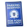 Embossed Metal Parking Sign 