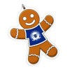 Wooden Gingerbread tree dec