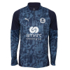 PUMA Adult 1/4 Zip 25/26 - Navy Patterned