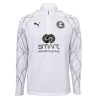 PUMA Ad Warm Up 1/4 Zip 25/26 White/Grey