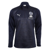 PUMA Adult Fleece 1/4 Zip 25/26 - Navy Patterned