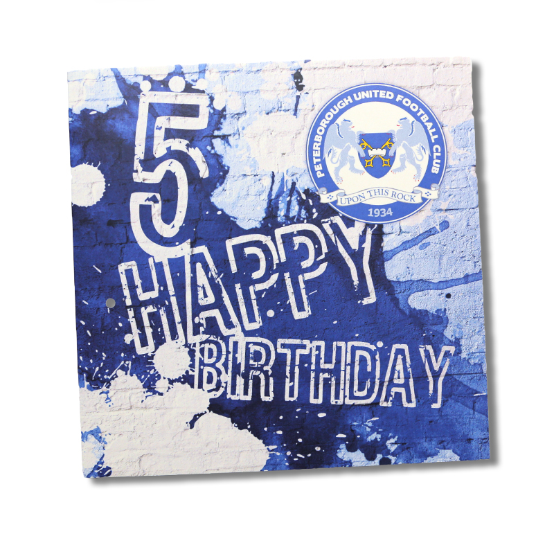5th Birthday Card