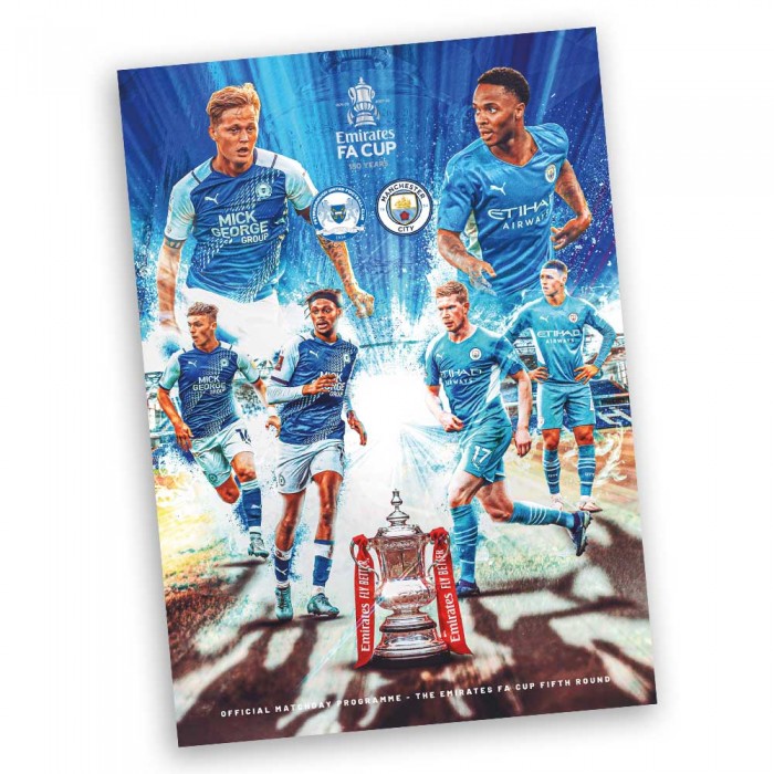 Emirates FA Cup PUFC v Man City Programme