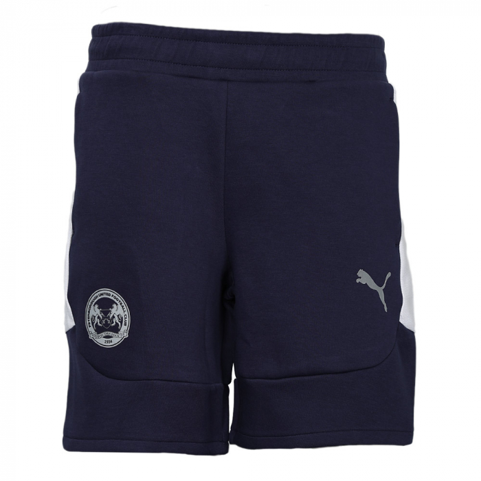 PUMA Junior Travel Shorts 25/26 - Navy/White