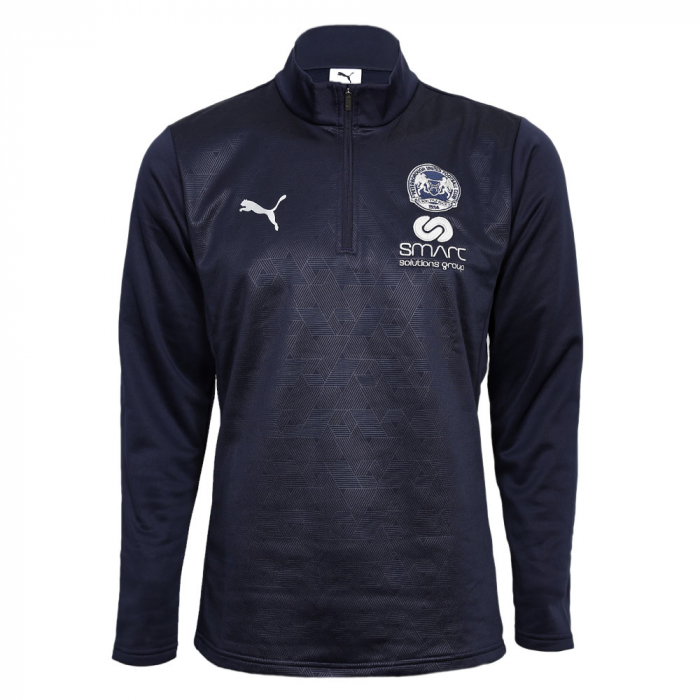 PUMA Adult Fleece 1/4 Zip 25/26 - Navy Patterned