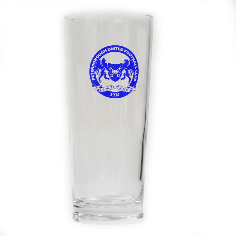 Crest pint Glass