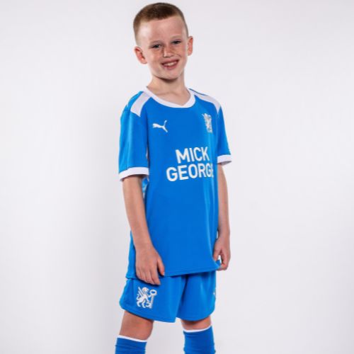 PUMA Junior Home Shorts 26/27 - Royal Blue